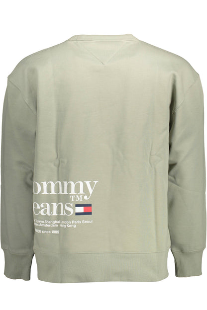 TOMMY HILFIGER FELPA SENZA ZIP UOMO VERDE