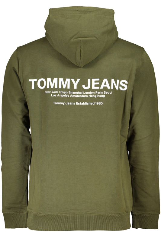 TOMMY HILFIGER FELPA SENZA ZIP UOMO VERDE