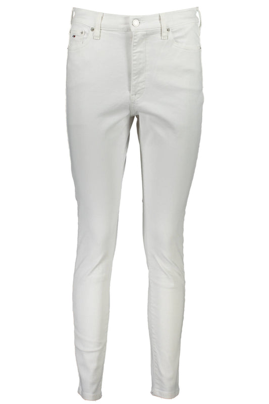 TOMMY HILFIGER JEANS DENIM DONNA BIANCO