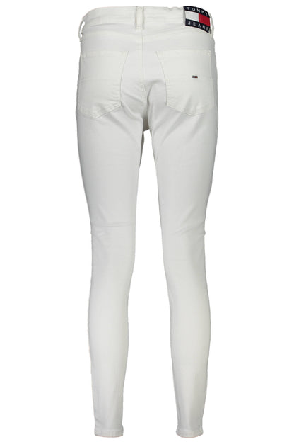 TOMMY HILFIGER JEANS DENIM DONNA BIANCO