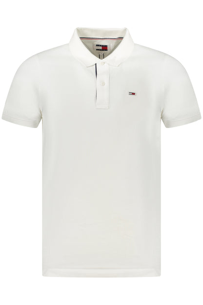 TOMMY HILFIGER POLO MANICHE CORTE UOMO BIANCO