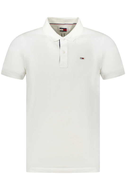 TOMMY HILFIGER POLO MANICHE CORTE UOMO BIANCO