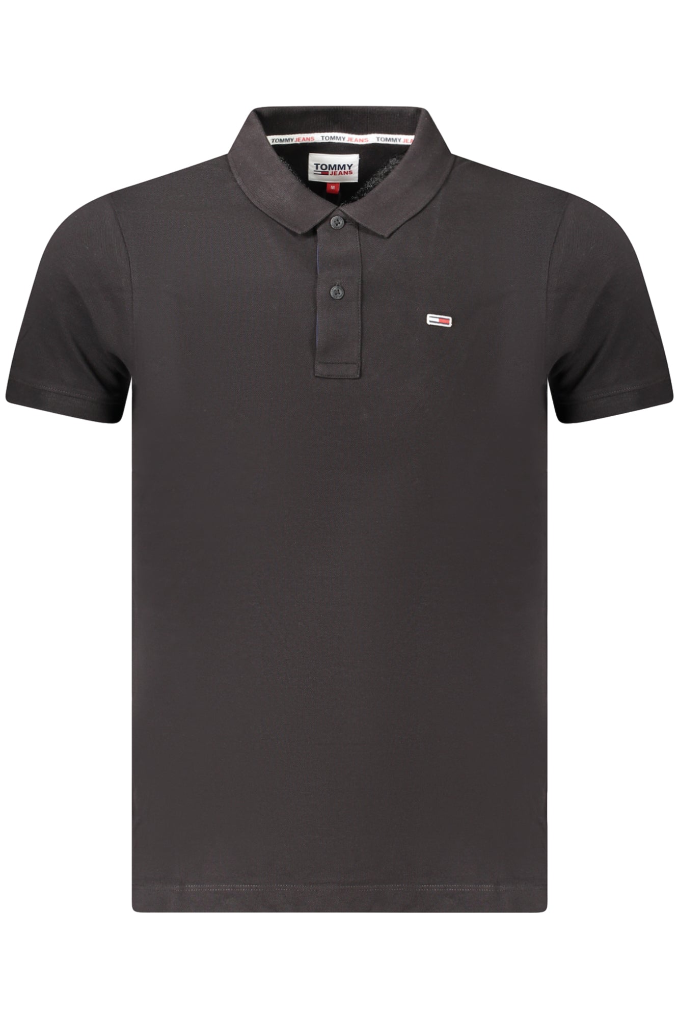 TOMMY HILFIGER POLO MANICHE CORTE UOMO NERO