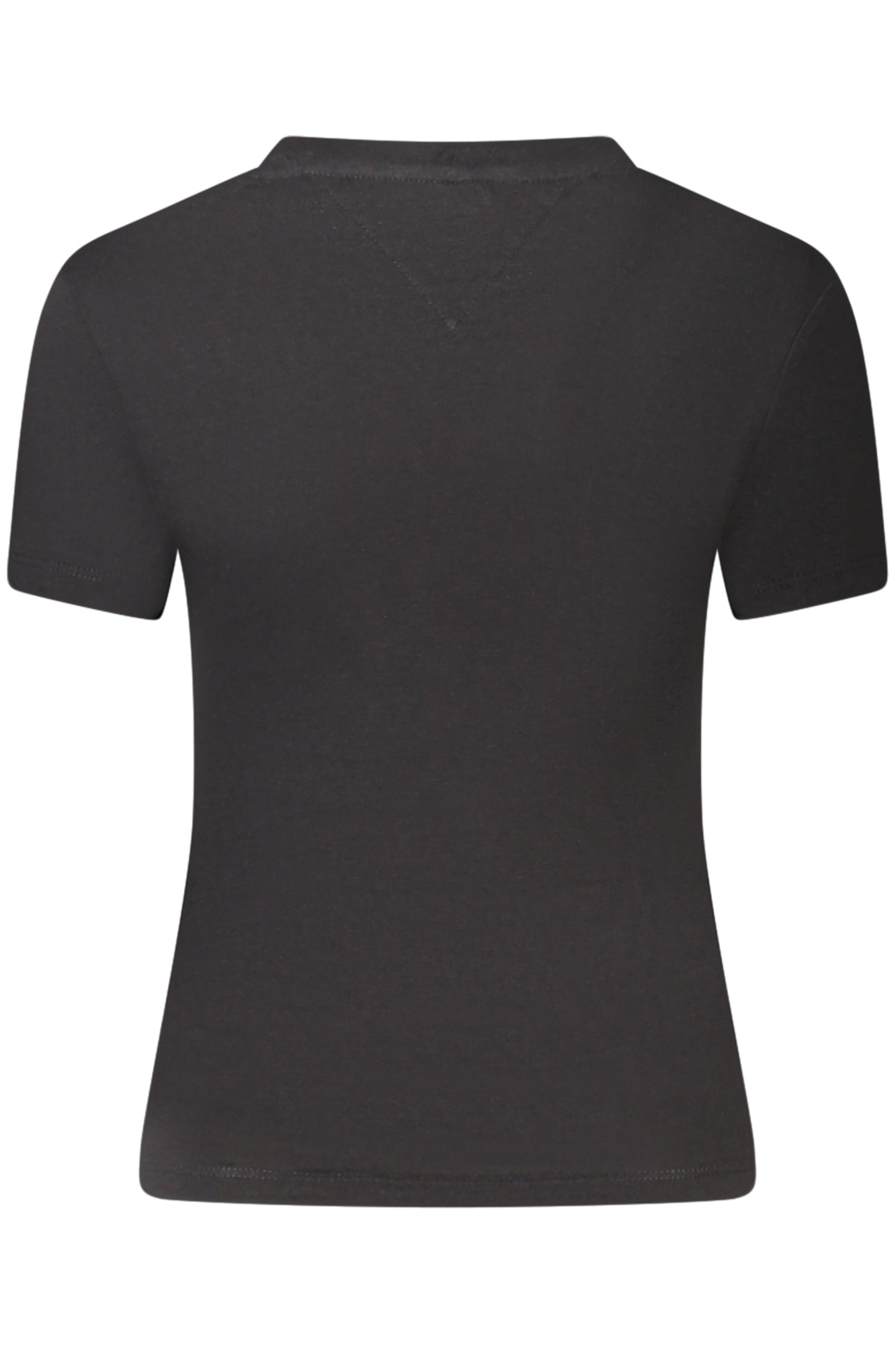 TOMMY HILFIGER T-SHIRT MANICHE CORTE DONNA NERO