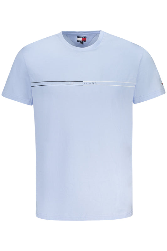 TOMMY HILFIGER T-SHIRT MANICHE CORTE UOMO AZZURRO