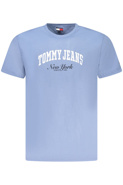 TOMMY HILFIGER T-SHIRT MANICHE CORTE UOMO AZZURRO
