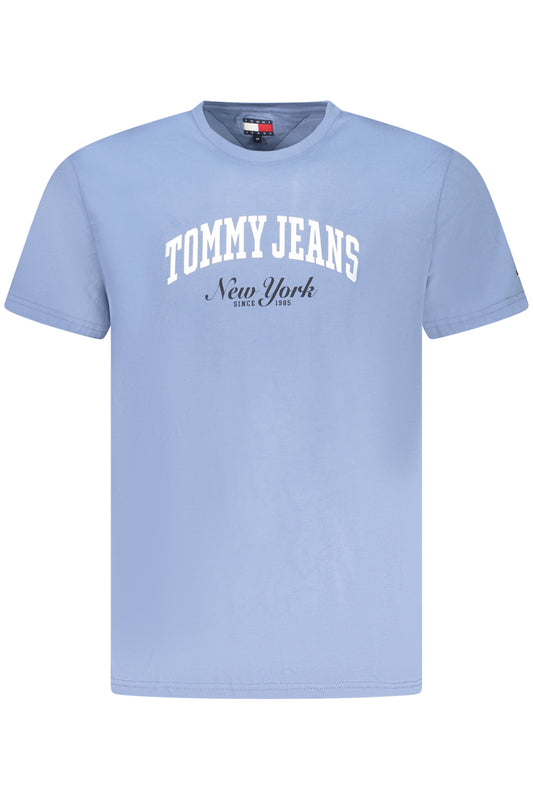 TOMMY HILFIGER T-SHIRT MANICHE CORTE UOMO AZZURRO