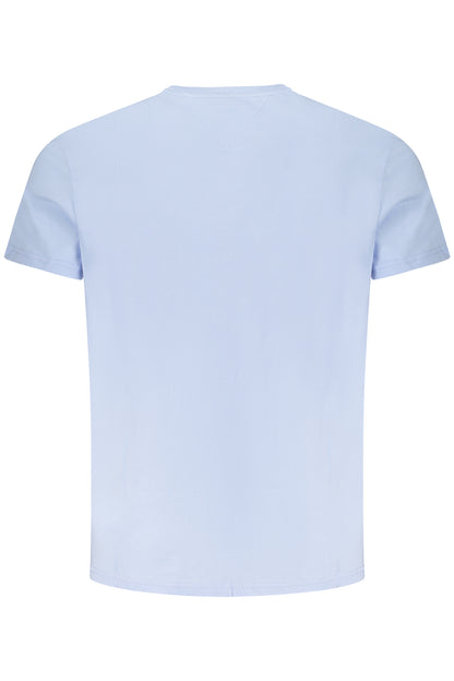 TOMMY HILFIGER T-SHIRT MANICHE CORTE UOMO AZZURRO