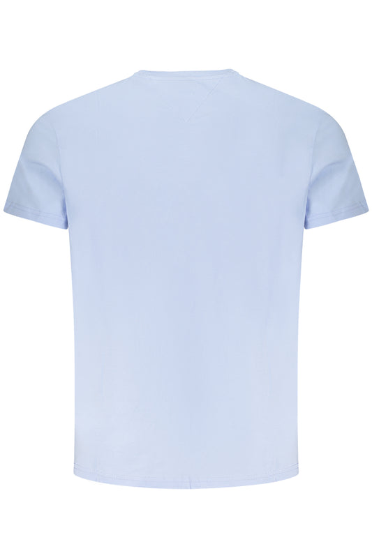 TOMMY HILFIGER T-SHIRT MANICHE CORTE UOMO AZZURRO