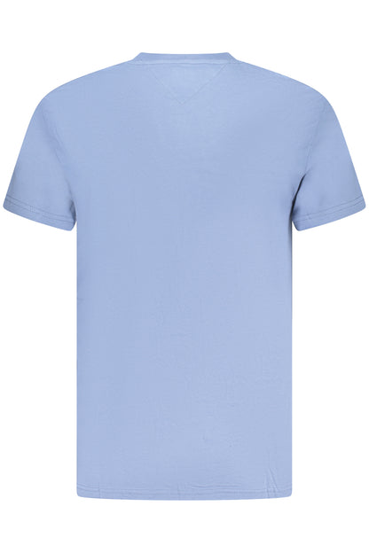 TOMMY HILFIGER T-SHIRT MANICHE CORTE UOMO AZZURRO