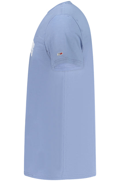 TOMMY HILFIGER T-SHIRT MANICHE CORTE UOMO AZZURRO