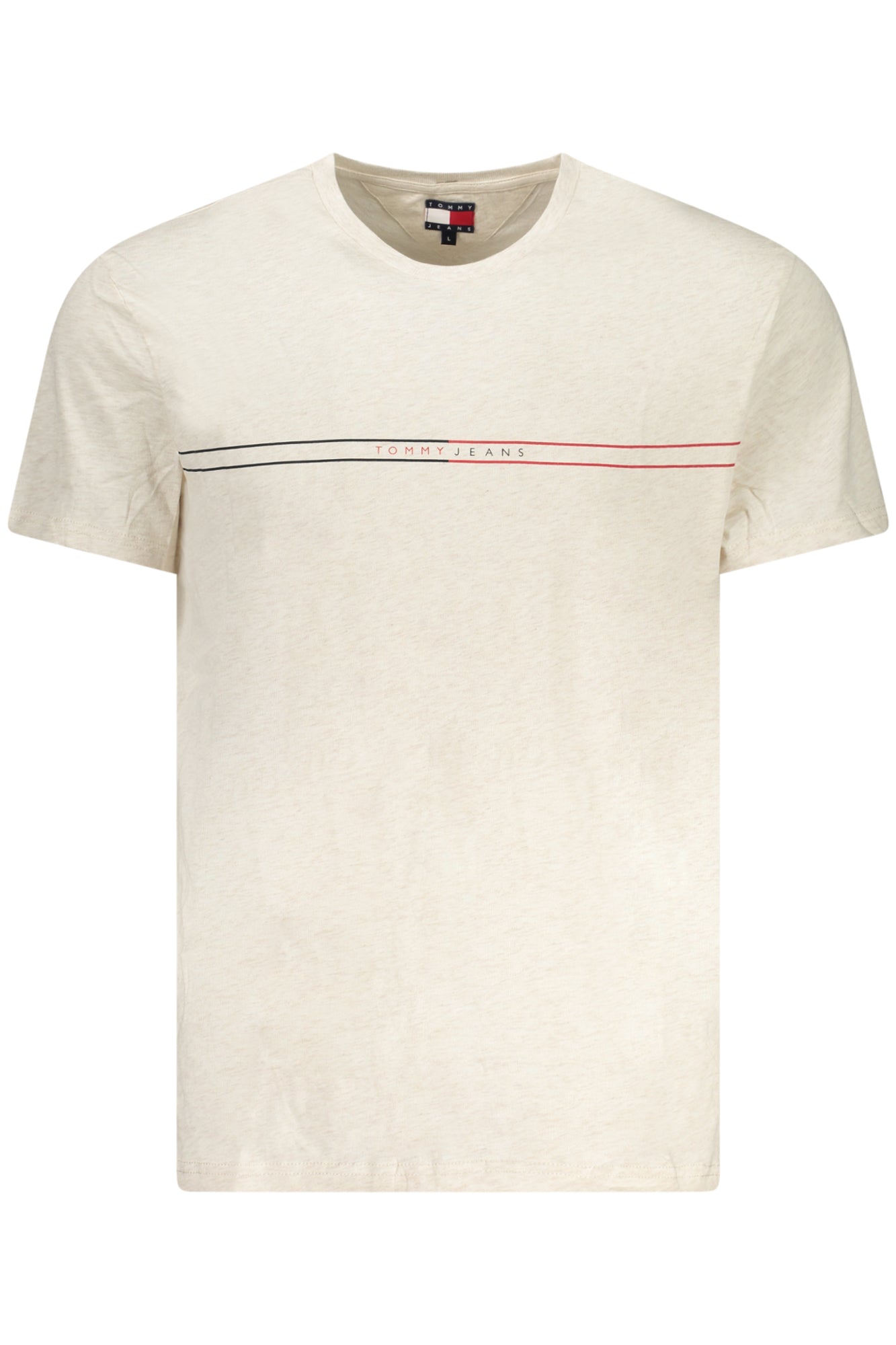 TOMMY HILFIGER T-SHIRT MANICHE CORTE UOMO BEIGE