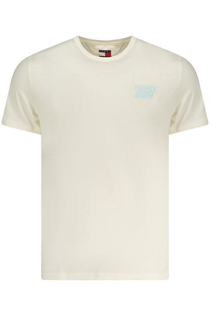 TOMMY HILFIGER T-SHIRT MANICHE CORTE UOMO BEIGE
