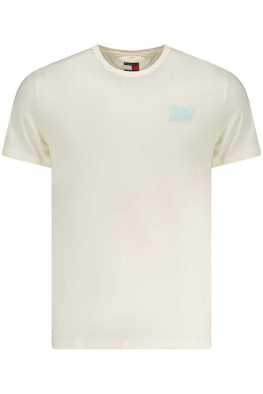 TOMMY HILFIGER T-SHIRT MANICHE CORTE UOMO BEIGE