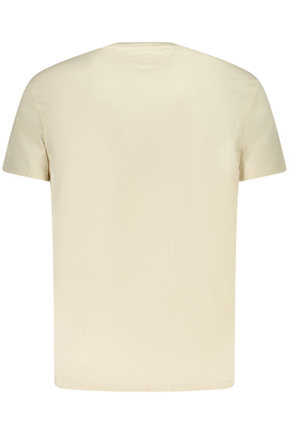 TOMMY HILFIGER T-SHIRT MANICHE CORTE UOMO BEIGE