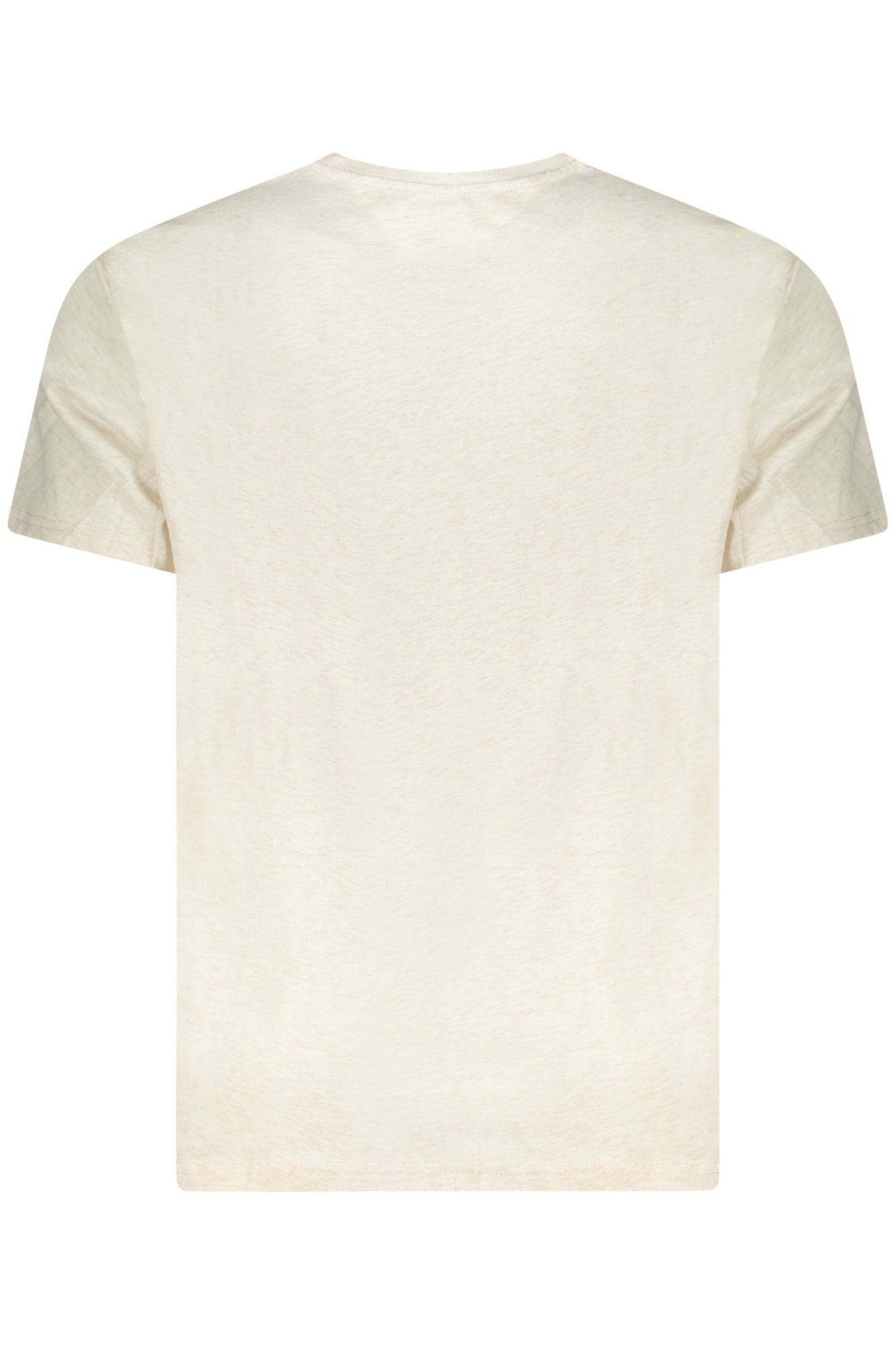 TOMMY HILFIGER T-SHIRT MANICHE CORTE UOMO BEIGE