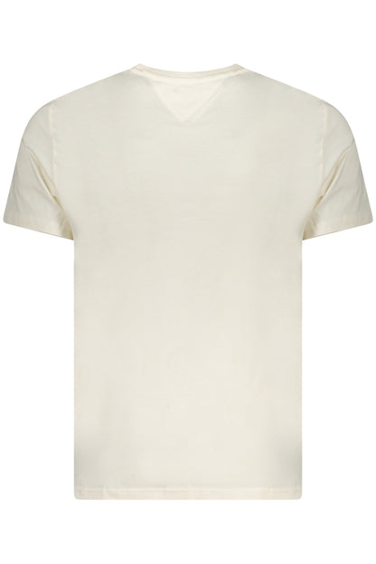 TOMMY HILFIGER T-SHIRT MANICHE CORTE UOMO BEIGE