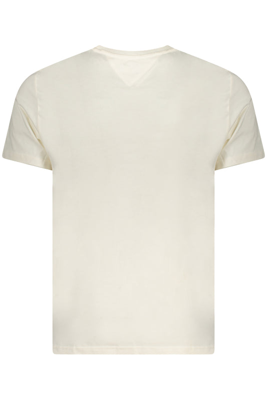 TOMMY HILFIGER T-SHIRT MANICHE CORTE UOMO BEIGE