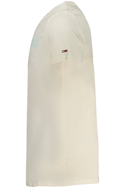 TOMMY HILFIGER T-SHIRT MANICHE CORTE UOMO BEIGE