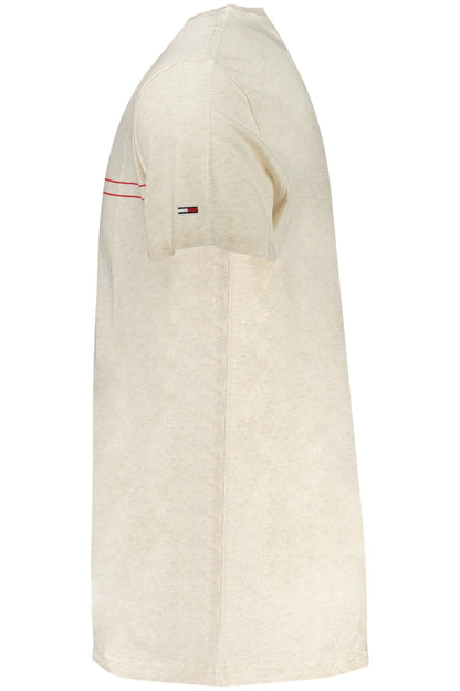 TOMMY HILFIGER T-SHIRT MANICHE CORTE UOMO BEIGE