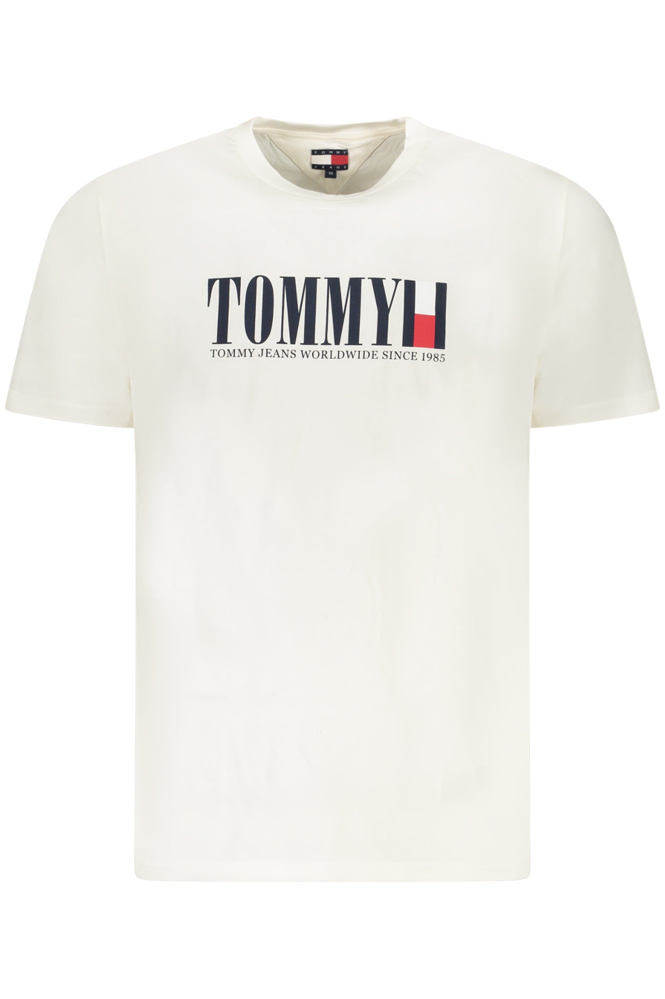 TOMMY HILFIGER T-SHIRT MANICHE CORTE UOMO BIANCO