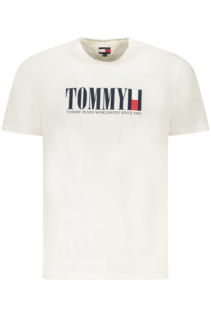 TOMMY HILFIGER T-SHIRT MANICHE CORTE UOMO BIANCO