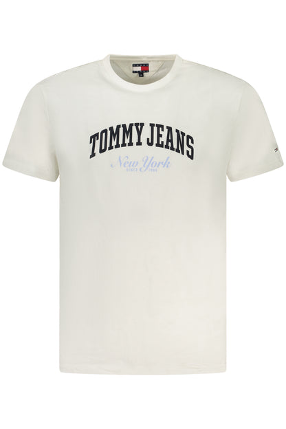 TOMMY HILFIGER T-SHIRT MANICHE CORTE UOMO BIANCO
