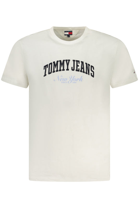 TOMMY HILFIGER T-SHIRT MANICHE CORTE UOMO BIANCO
