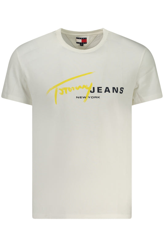TOMMY HILFIGER T-SHIRT MANICHE CORTE UOMO BIANCO