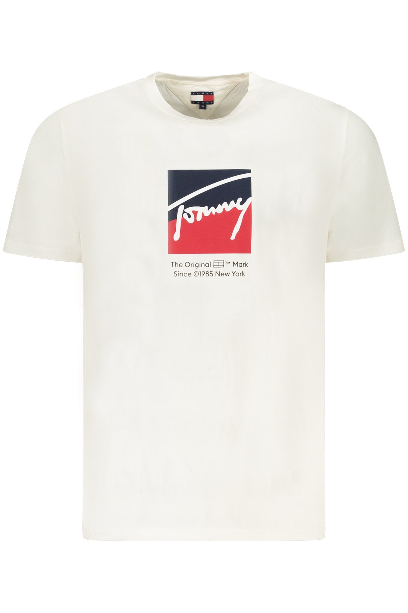 TOMMY HILFIGER T-SHIRT MANICHE CORTE UOMO BIANCO
