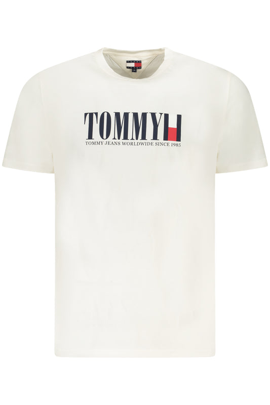 TOMMY HILFIGER T-SHIRT MANICHE CORTE UOMO BIANCO
