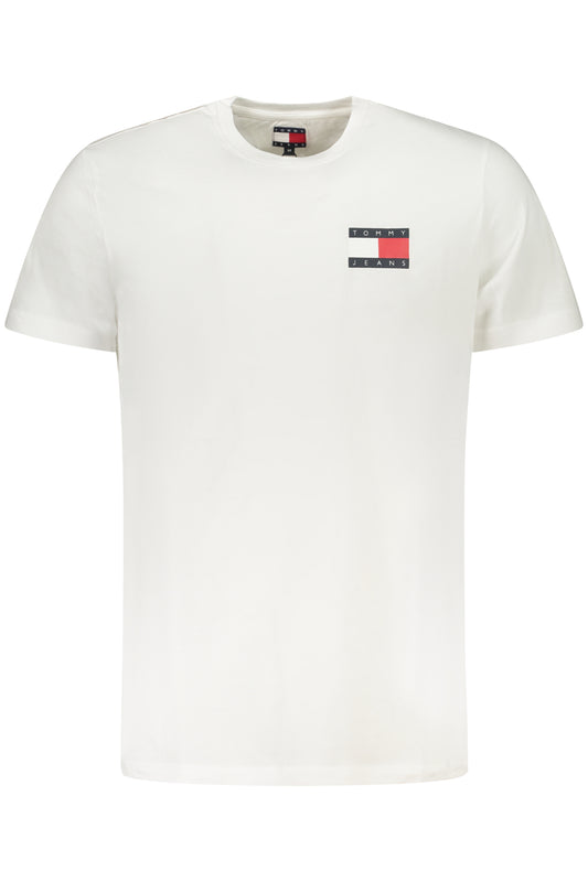 TOMMY HILFIGER T-SHIRT MANICHE CORTE UOMO BIANCO