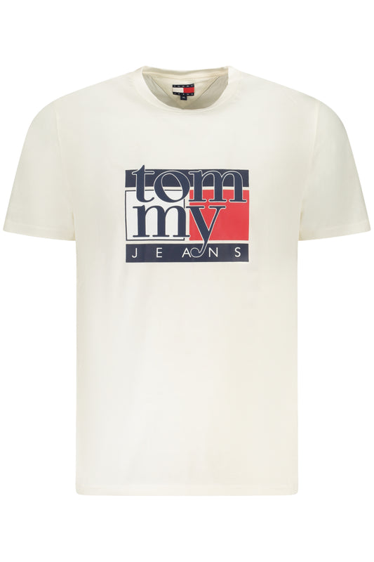 TOMMY HILFIGER T-SHIRT MANICHE CORTE UOMO BIANCO
