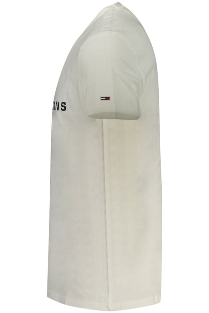 TOMMY HILFIGER T-SHIRT MANICHE CORTE UOMO BIANCO