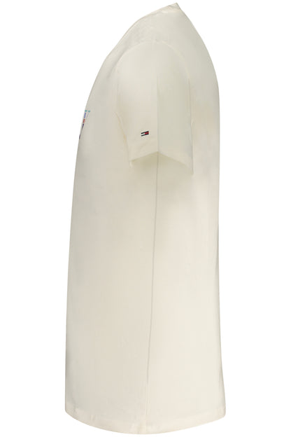 TOMMY HILFIGER T-SHIRT MANICHE CORTE UOMO BIANCO