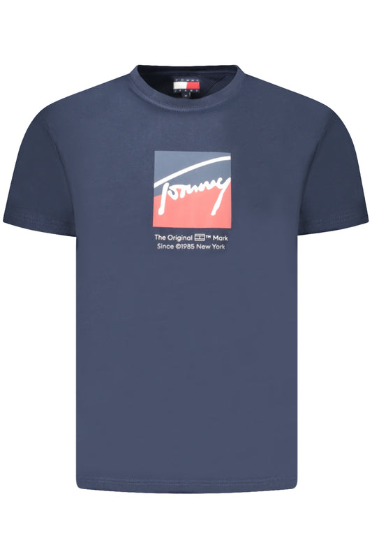 TOMMY HILFIGER T-SHIRT MANICHE CORTE UOMO BLU