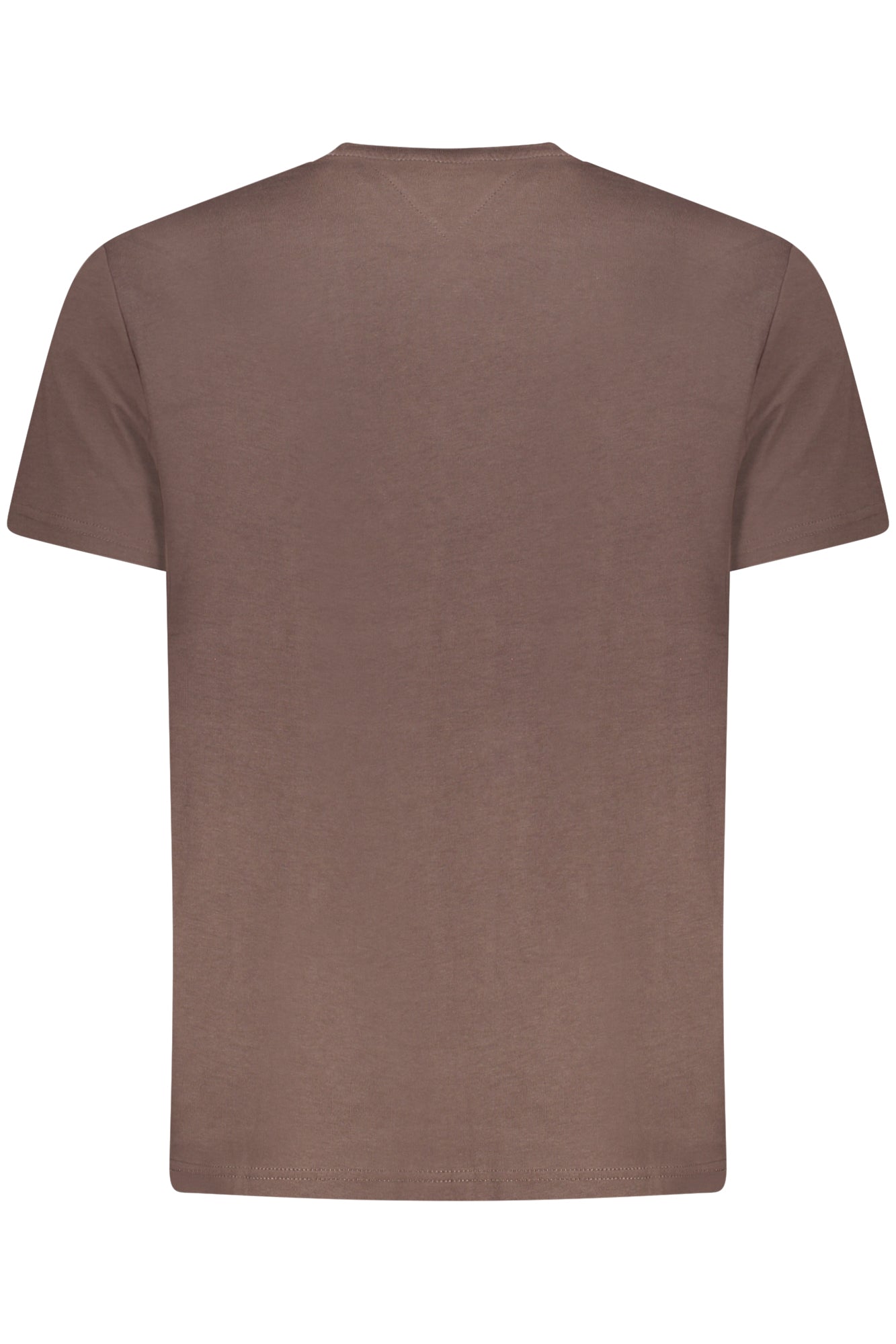 TOMMY HILFIGER T-SHIRT MANICHE CORTE UOMO MARRONE