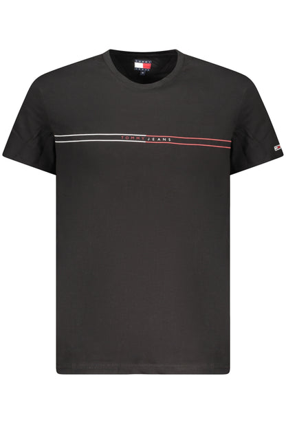 TOMMY HILFIGER T-SHIRT MANICHE CORTE UOMO NERO