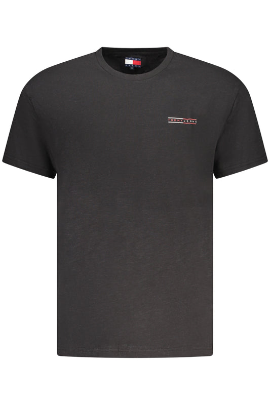 TOMMY HILFIGER T-SHIRT MANICHE CORTE UOMO NERO