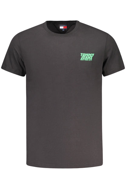 TOMMY HILFIGER T-SHIRT MANICHE CORTE UOMO NERO