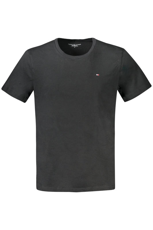 TOMMY HILFIGER T-SHIRT MANICHE CORTE UOMO NERO