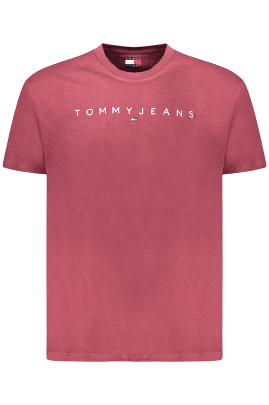 TOMMY HILFIGER T-SHIRT MANICHE CORTE UOMO ROSSO