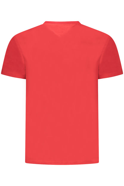 TOMMY HILFIGER T-SHIRT MANICHE CORTE UOMO ROSSO