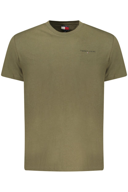 TOMMY HILFIGER T-SHIRT MANICHE CORTE UOMO VERDE