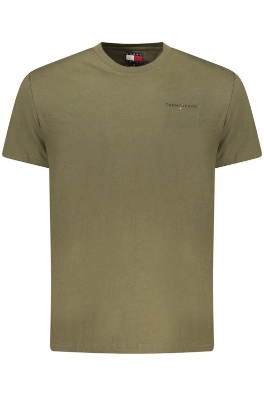 TOMMY HILFIGER T-SHIRT MANICHE CORTE UOMO VERDE