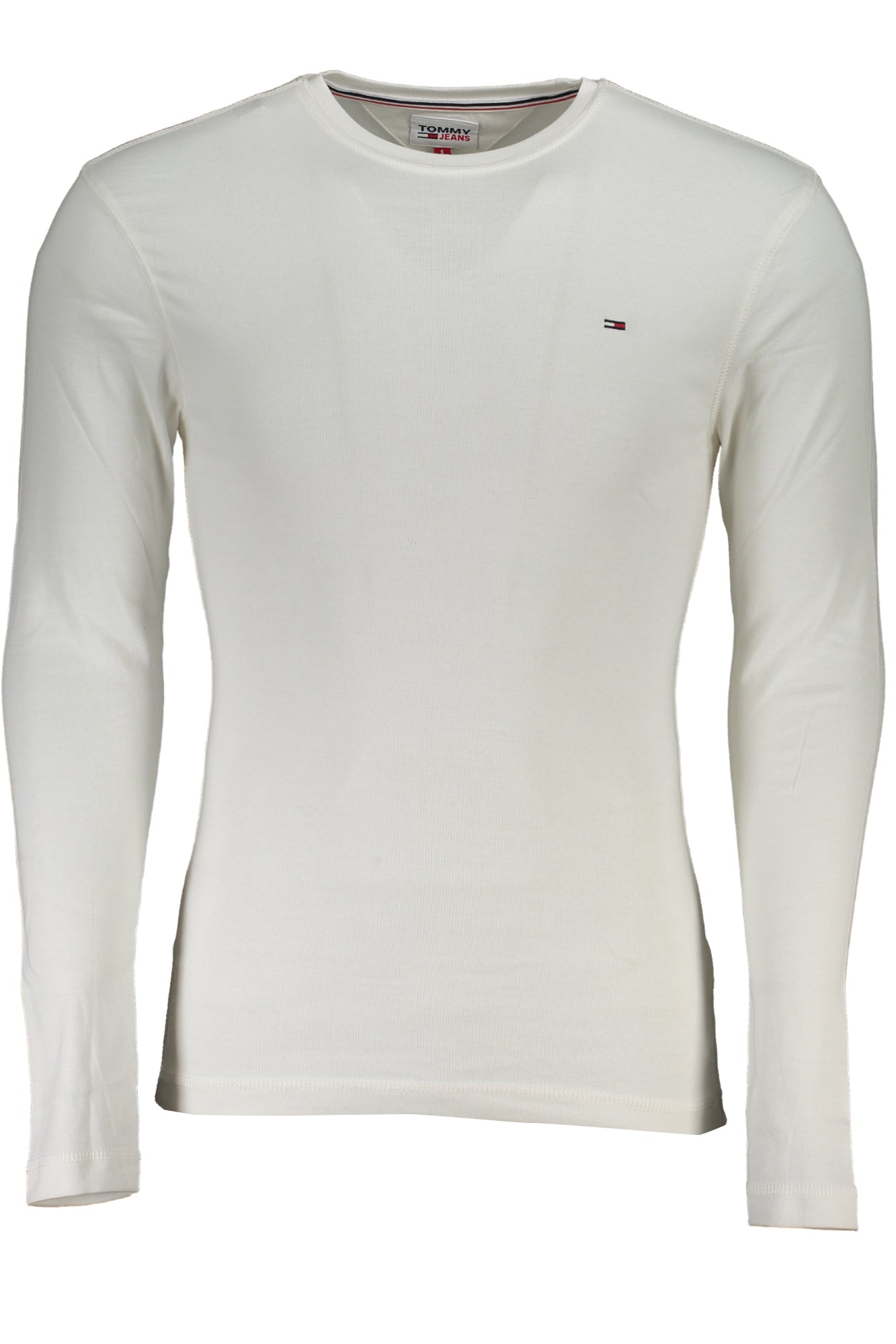 TOMMY HILFIGER T-SHIRT MANICHE LUNGHE UOMO BIANCO