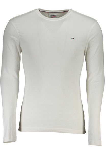 TOMMY HILFIGER T-SHIRT MANICHE LUNGHE UOMO BIANCO