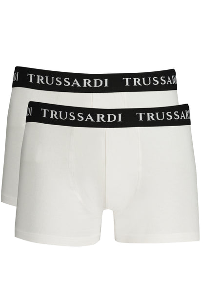 TRUSSARDI BOXER UOMO BIANCO