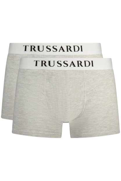 TRUSSARDI BOXER UOMO GRIGIO