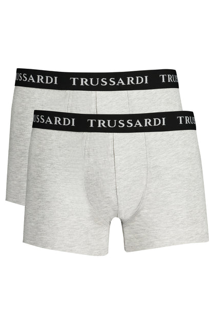 TRUSSARDI BOXER UOMO GRIGIO